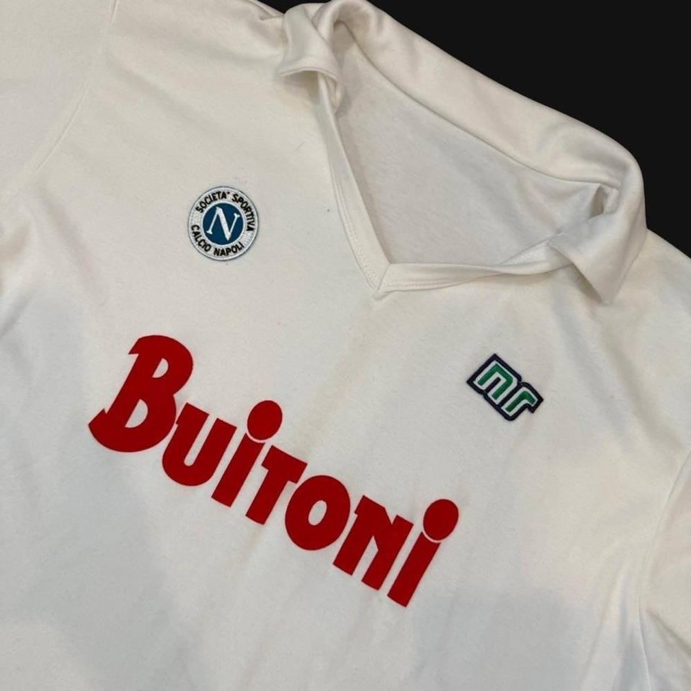 Diego Maradona White Cotton Soccer Jersey Men's Size XL Sportswear Retro Futbol